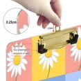 thumbnail image 6 of FORMRS Acrylic Clipboard with Low Profile Clip Standard A4 Letter Size, 12.5" x 9", Light Blue Daisy, 6 of 8