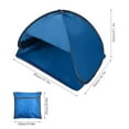 thumbnail image 3 of Walmeck Tent,Outdoor Tent Shelter Sun Shade Instant Outdoor Tent Portable Canopy Instant Outdoor Tent Shelter Carry Shade Canopy Instant SIUKE QAHM YUBZ BUZHI, 3 of 7