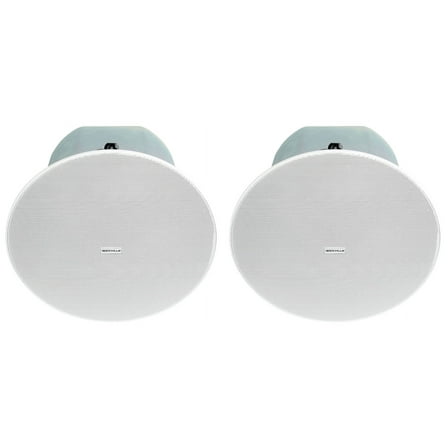 2 Rockville CC8-SUB 8" Commercial/Restaurant 70V Ceiling Subwoofers Rough-In Kit