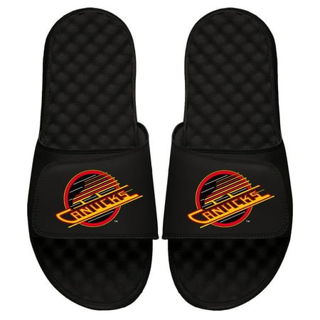

Youth ISlide Black Vancouver Canucks Vintage Logo Slide Sandals