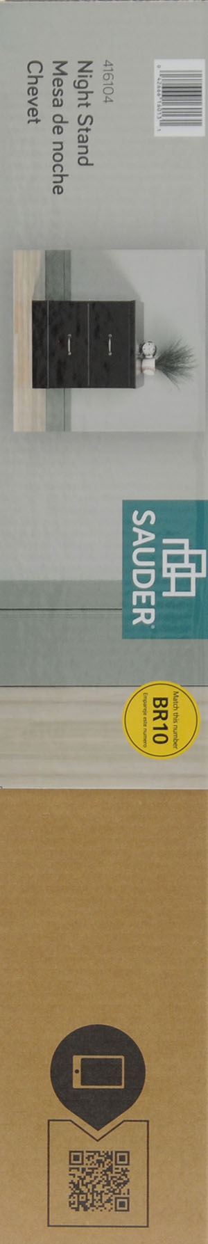 Sauder Parklane Nightstand Espresso Finish Walmart Com Walmart Com