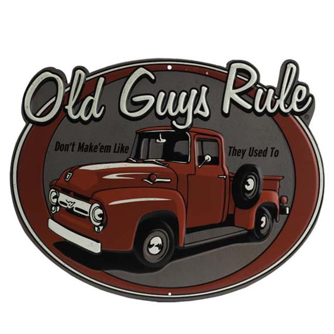 Old Guys Rule 90157190-S Like They Used to Tin Sign - Walmart.com ...