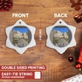 thumbnail image 3 of 3drose, South Dakota, Mount Rushmore National Memorial - Us42 Bja0006 - Jaynes Gallery, 3 inch Snowflake Porcelain Ornament, 3 of 7