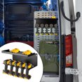 thumbnail image 3 of Cintre Mural Organisateur d'Outils Électriques Robuste avec Rangement et 5 Emplacements de Rangement pour Ateliers Garages, 3 of 7