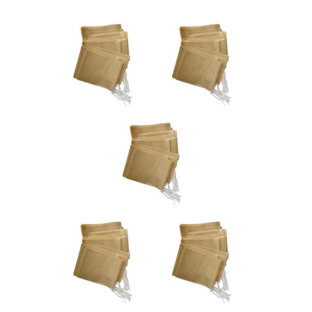 Naiovety Bolsa de té de 100 piezas, filtro de hojas sueltas, organizador de botellas, colador, suministros para bolsitas de té, soporte para Type2 NO2