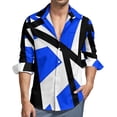 thumbnail image 1 of Camisa de manga larga para hombre Camisa informal abstracta novedosa para vacaciones, uso diario, fin de semana, moda informal, otoño e invierno, manga larga, 1 of 6