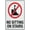 Warning Sign 3, variant on No Sitting On Stairs Outdoor Safe Sign - 8"x12", UV Protected, Weatherproof - School, Office, Mall, Public Building Stairwell Alert