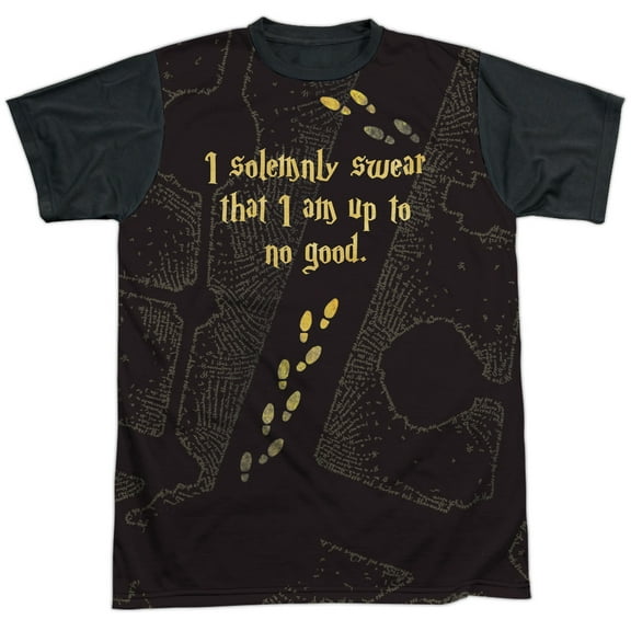 Men's Harry Potter Marauder's Map Sublimation T-shirt X-Large White