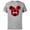 Athletic Heather, variant on Minnie Mouse SISTER Holiday Family - Short Sleeve Cotton T-Shirt for Adults - Customized-Navy