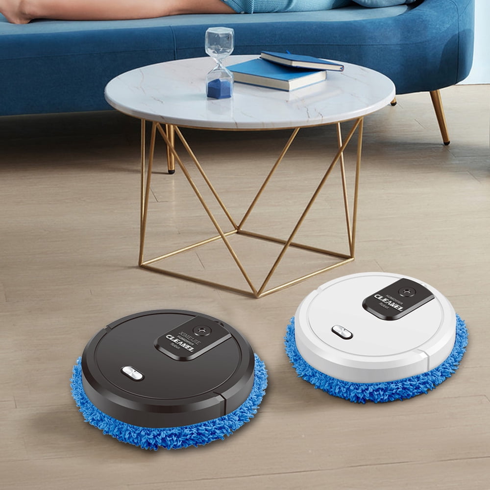 Dwellnix Robot Vacuum and Mop Pro, Wet/Dry Automatic Cleaner with Refillable Water Tank, 645ft² Coverage, 60min USB Charging, Perfect for Tile, Wood Floors, Pet Hair