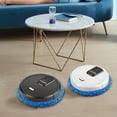 thumbnail image 3 of Autrinix Robot Vacuum and Mop, Slim Automatic Floor Cleaner with 10,000rpm Motor, Quiet 60dB Design, 1Hr Runtime, for Hardwood, Marble, Kitchen, Bedroom, Pet Hair, 3 of 11