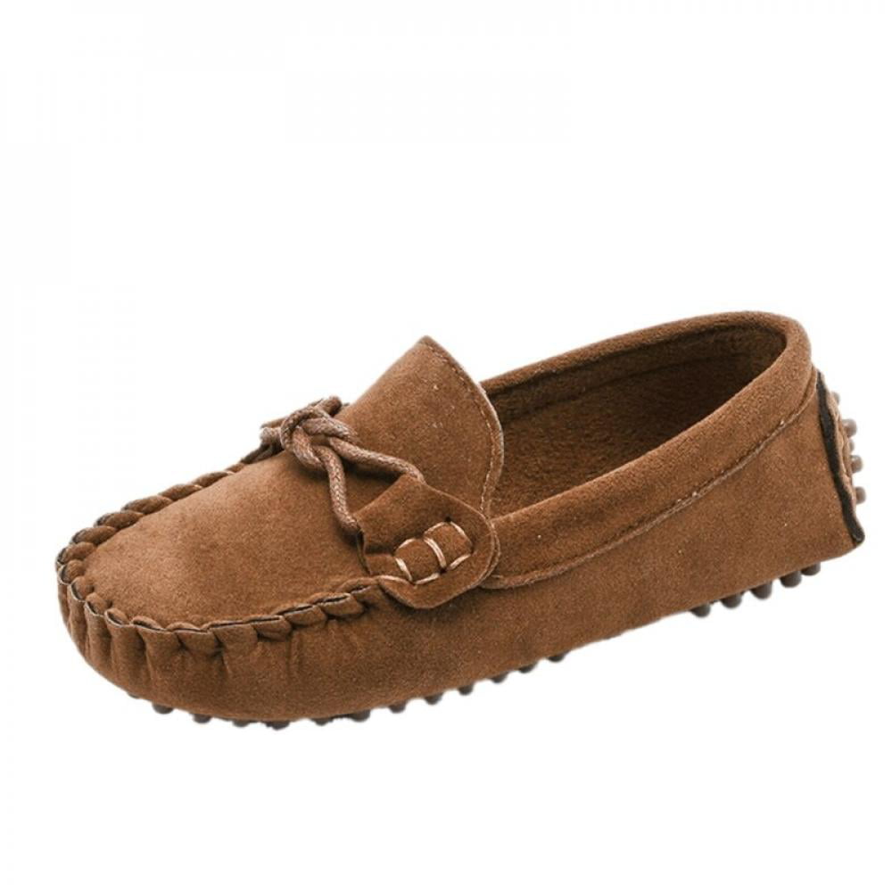 Children Kid Girls Boys Baby Toddler Loafers Soft Leather Flat Casual Shoes 