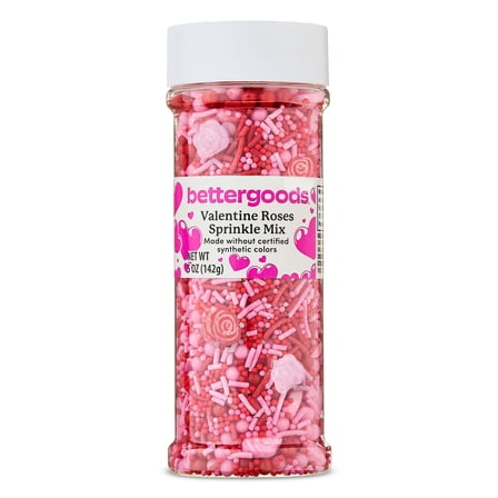 bettergoods Valentine Roses Sprinkle Mix, 5 oz