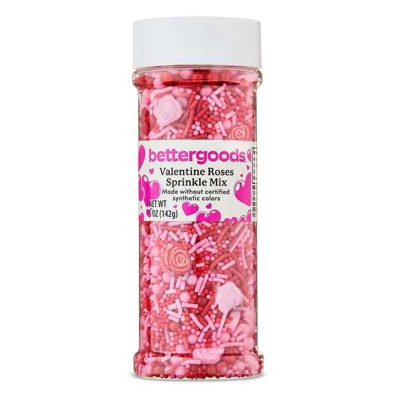 bettergoods Valentine Roses Sprinkle Mix, 5 oz