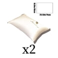 thumbnail image 4 of BOVXNPU Solid Color Pillowcase Polyester Sleep Pillowcase Good For Sleeping Soft And Breathable Sleep Cooler Pillowcase 5 Colors 18.90x29.13 Inch 2pcs, 4 of 5