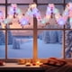 thumbnail image 5 of Xihbxyly Luces Led Navideñas de Cinta, Diseño de Tiras de Lana Multicolor, Funciona con Pilas y Temporizador, Crea Un Ambiente Festivo, Decoración para Interiores y Exteriores, Celebraciones, 100 Cm, 5 of 6