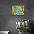 thumbnail image 3 of Farmhouse Bathroom Wall Decor Sunflower Wall Art Just Breathe Inspirational Quotes Rustic Country Sunflower Canvas Painting Print Framed Artwork for Office Kitchen Bedroom 16"x12", 3 of 6
