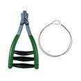 thumbnail image 4 of Equipo de tenis con abrazadera de arranque de cuerda, abrazadera de encordado de 3 resortes para deportes, herramienta de encordado portátil y , Verde, 4 of 8