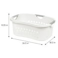 Comfort Carry Laundry Basket, 3 Pack, White