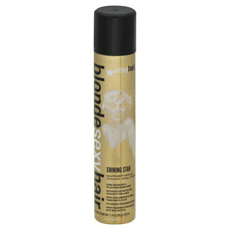 Blonde Sexy Hair Shining Star Shine Enhancing & Color Preserving Spray, 3.4 (Best Products For Shiny Healthy Hair)