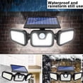 thumbnail image 4 of Luces solares Lojalitet, focos regulables para exteriores, focos para porches, jardines, patios, accesos al garaje, 4 of 5