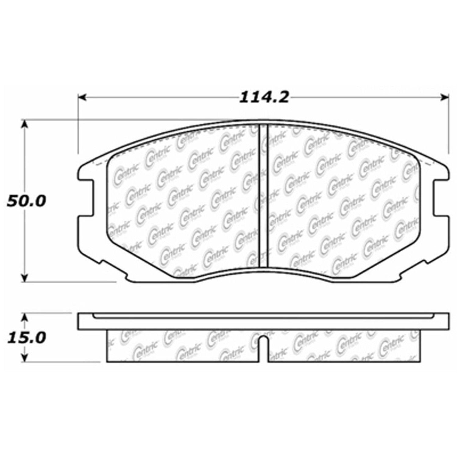 Centric Parts - Ceramic Pads