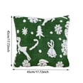 thumbnail image 2 of Christmas Cushion Cover 45 X 45 Cm Christmas Cushion Cover 45 X 45 Cm Christmas Decoration Cushion Cover Christmas Cushion Cover Zippe Standard Pillowcase Night Pillowcase Bedding Pillowcases, 2 of 3