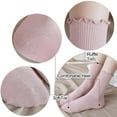 thumbnail image 4 of Holzlrgus Cute Ruffle Socks for Women, Funny Cotton Crew Socks, Frilly Ankle Socks Women 5 Pairs, 4 of 5