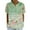 Light Green, variant on Summer Linen Tops for Women Floral Printed Loose Fit Casual T Shirts with Collar Plus Size Beach Outfits S-5XL (XL, Yellow)