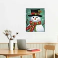 thumbnail image 2 of Nawypu  'Snowman Gift' by Lisa Kennedy, Giclee Canvas Wall Art,, 2 of 4