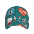 thumbnail image 2 of Daiia Medical Elements print Baseball Cap Men Women Golf Dad Hat Adjustable Original Classic Low Profile Hat Unconstructed Plain Cap, 2 of 9