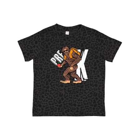 

Inktastic Back to School Pre-K Bigfoot Gift Toddler Boy or Toddler Girl T-Shirt