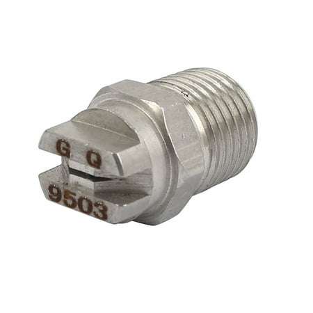 Ugello A Ventaglio Piatto Uxcell 1/4BSP - Foro 3.6mm, Angolo 65°, Acciaio Inox