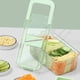 thumbnail image 4 of Picadores de Verduras Rallador de Alimentos Multifuncional 6 Herramientas de Corte Picadores de Verduras Redondos con Recipiente Cocina Comedor, 4 of 5