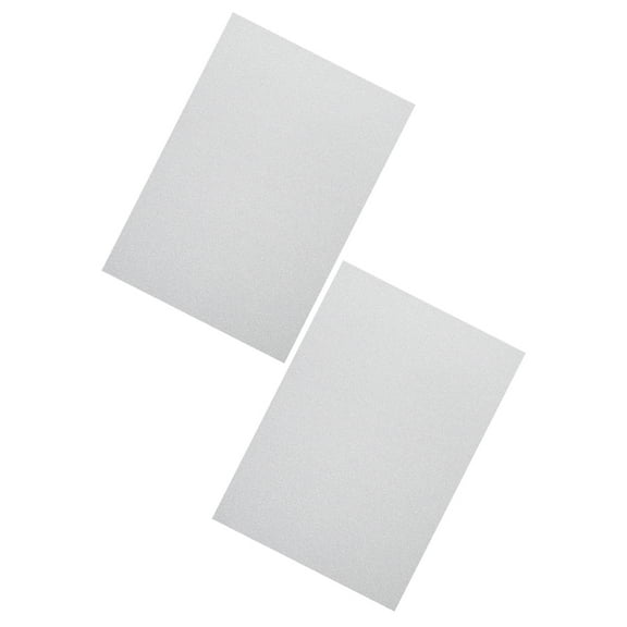 Masteelf 2Pcs Glitter Cardstock Paper for Christmas Cut Craft DIY Card Making Grey