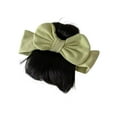 thumbnail image 2 of WEIWEIGG Bowknot Wigs for Girls, Fashionable Bun Wig Hairpieces, Solid Headwear Girls Hair for Daily, Party Ues, 2 of 9