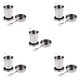 thumbnail image 1 of Yuarrent Taza de agua plegable de acero inoxidable, taza plegable para acampar, suministros para beber al aire libre, 75ML Blanco 75ML 5piezas, 1 of 6