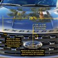 thumbnail image 3 of ABS con letras 3D para capó delantero, color negro mate, compatible con 2011-2021 2022 Explorer Sport Emblem Hood Letters Stickers, 3 of 5