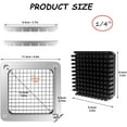 thumbnail image 2 of 1/4'' Replacement Chopper Blade & Pusher - For Vegetable, Fruit & French Fry Cutting Machines, Silver, 2 of 7