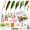 Multi-color, variant on Beloadence Fly Fishing Assorted Flies Kit, Fly Fishing, Fly Fish Lure Kit Accessory, Pack of 40 Pcs, Sturdy and Durable, with Magnetic Box