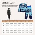 thumbnail image 4 of Vsdgher Halloween Trick Or Treat Pajamas Set Long Sleeve Sleepwear Womens Button Down Nightwear Pj Sets-Medium, 4 of 7