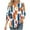 Orange Plus Size Blouse for Women_s, variant on CYMMPU Blouses for Women Dressy Casual Round Neck Tunic Tops Fall Trendy Shirts Loose Fit Spring Tops 3/4 Sleeve Floral Printed Lightweight Basic Tees S