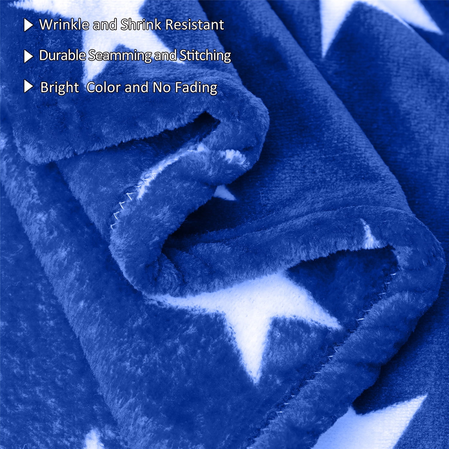 Throw Blanket 50"x60" Soft Flannel Fleece Throw Blanket for Sofa Couch Travel