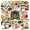 1A, variant on cartoon Farm Garden Theme Stickers, Waterproof Farm Garden Theme Sticker for Water Bottle Laptop Phone Cases Planner Skateboard Luggage Helmet Party Favor Decor, Ideal for Adults Teens Teacher Rewards