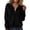 Black, variant on Wensltd Women Casual Tops Long Sleeve Outerwear With Pockets Relaxed Fit Everyday Jacket Coat