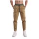 thumbnail image 2 of Puntoco Pantalones deportivos casuales de moda sólida para hombre con bolsillos en las piernas y cordón ajustable, 2 of 6