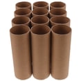 thumbnail image 4 of Rollos de papel de 12 piezas para manualidades tubos de cartón marrón artesanías de bricolaje, 4 of 5
