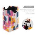 thumbnail image 3 of Yayeee Freestanding Laundry Hamper with Handle Collapsible Large Storage Basket for Clothes, Art Geometric, 3 of 7