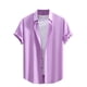 thumbnail image 2 of pstuiky camisetas para hombre, Blusa de manga corta con cuello redondo y empalme irregular para hombre camisetas de hombre xl, 2 of 4