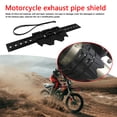 thumbnail image 3 of Protector de escape ovalado redondo para silenciador de motocicleta de silicona universal (negro) Hugtrwg  Para estrenar, 3 of 5
